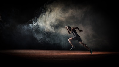sports running race genomics athlete track male young